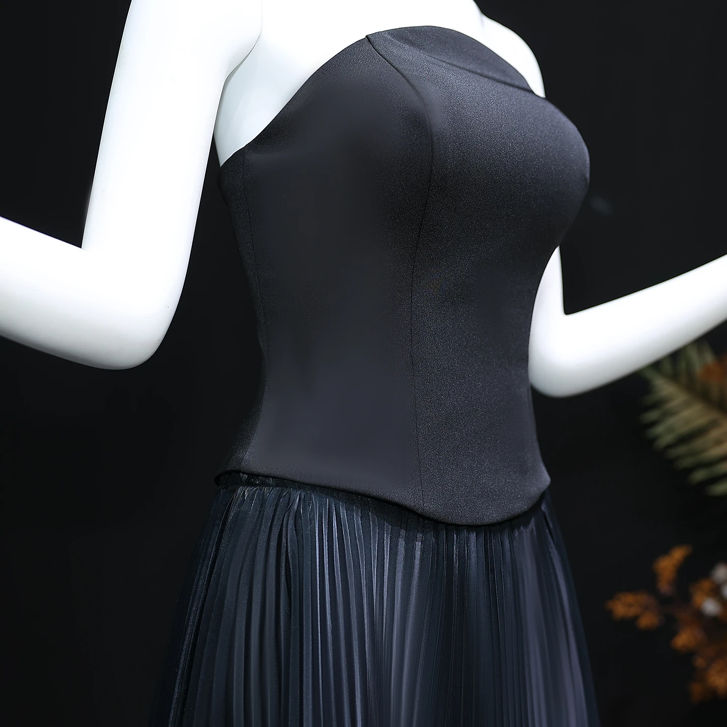 Sharon กล่าวว่าสีเขียว Strapless Princess ชุดราตรี Ruffles A-Line สําหรับงานแต่งงานของผู้หญิงชุดอย่างเป็นทางการ SS230 ที่กําหนดเอง