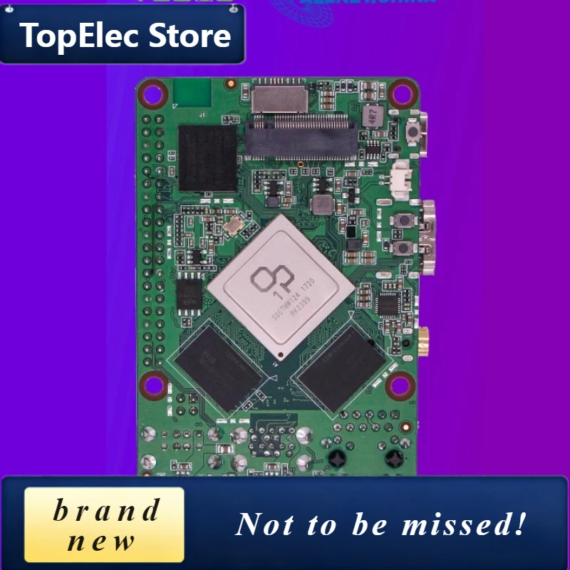 TopElec Radxa ROCK 4B+OP1 Development Board-Hexa-Core Processor Raspberry Pi Compatible SBC RK3399 Development Bluetooth PoE Wit