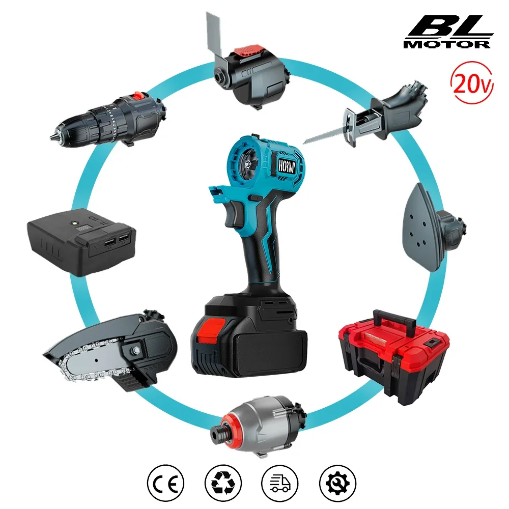 Oscillating Multi-Tools For Makita Brushless Electric Treasure Multi-purpose Treasure Kit Tool Drill Bit Chainsaw Reciprocating