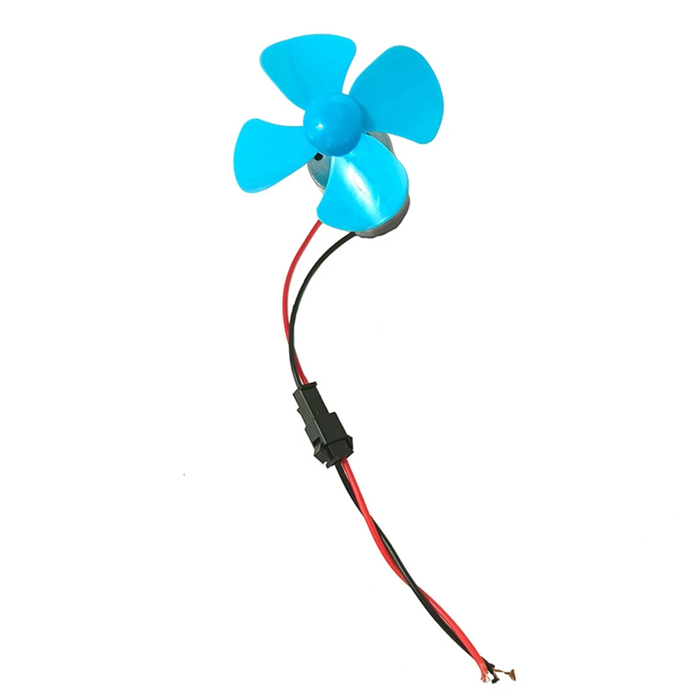 

1X Wind Turbine Generator Kit 0-20V Efficient Power Generation Fan Blade 60mm Wire Small Fan Blade Dc Motors Tiny Science Dc Toy