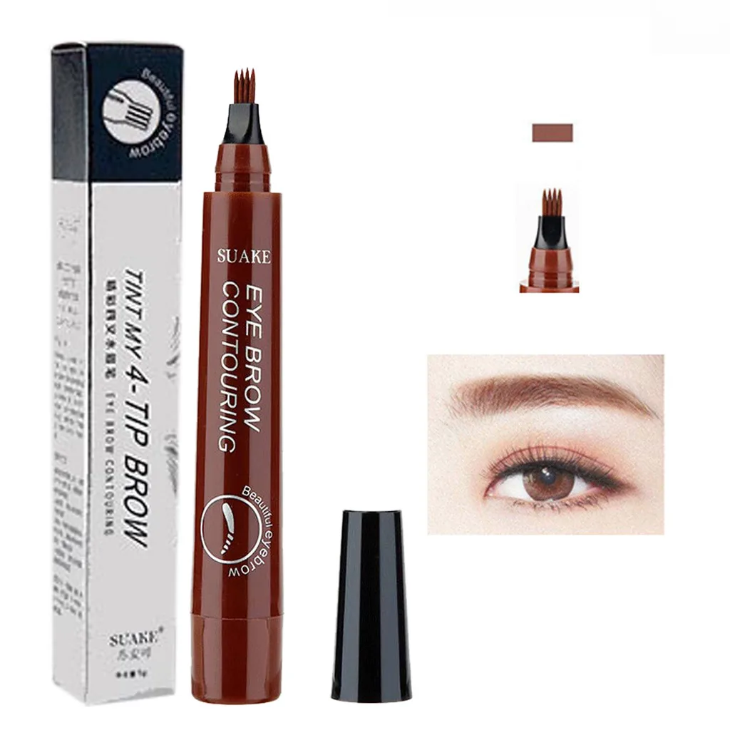 Eyebrow Pen Waterproof Fork Tip Eyebrow  Long Lasting  5ml