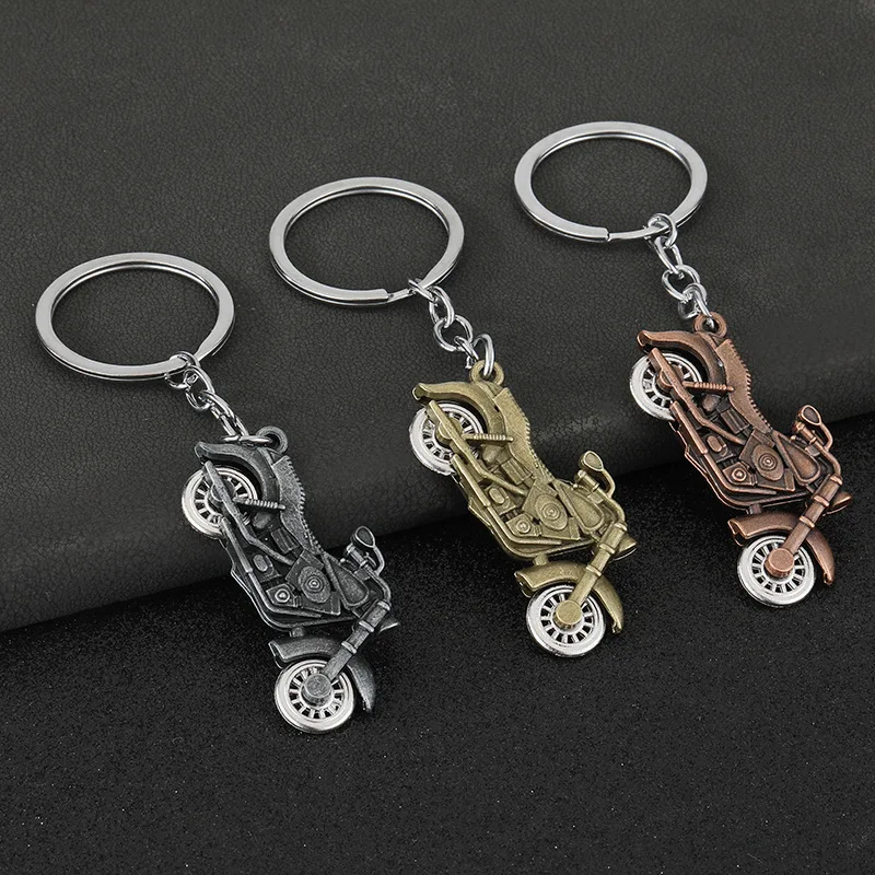 Fashion Cool Motorcycle Keychain Pendant Ornament Creative Newstyle Biker Accessory