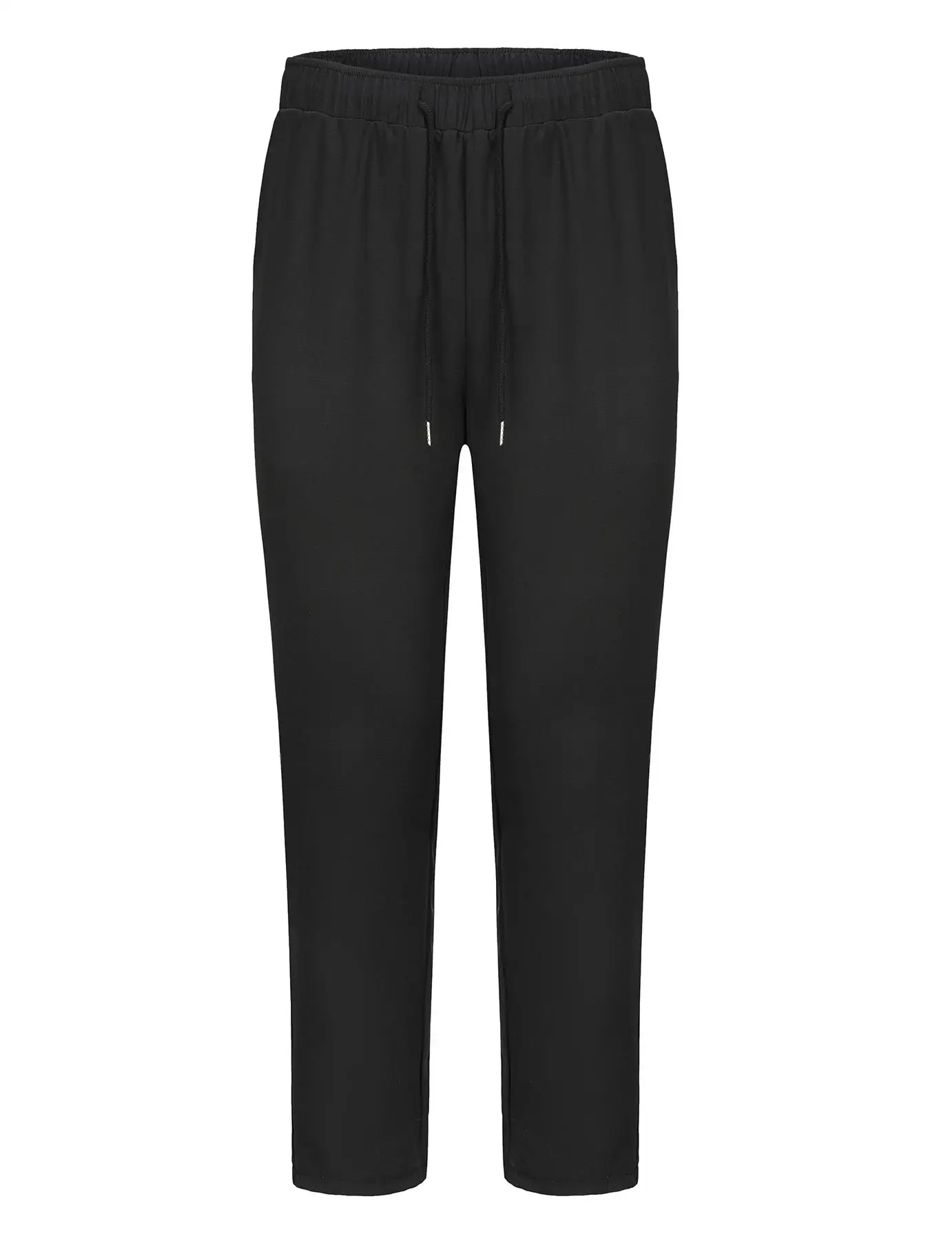 Conjunto Casual de 2 Piezas con Bordado Negro Musulmán Tradicional Africano y de Oriente Medio, Moda Étnica Urbana