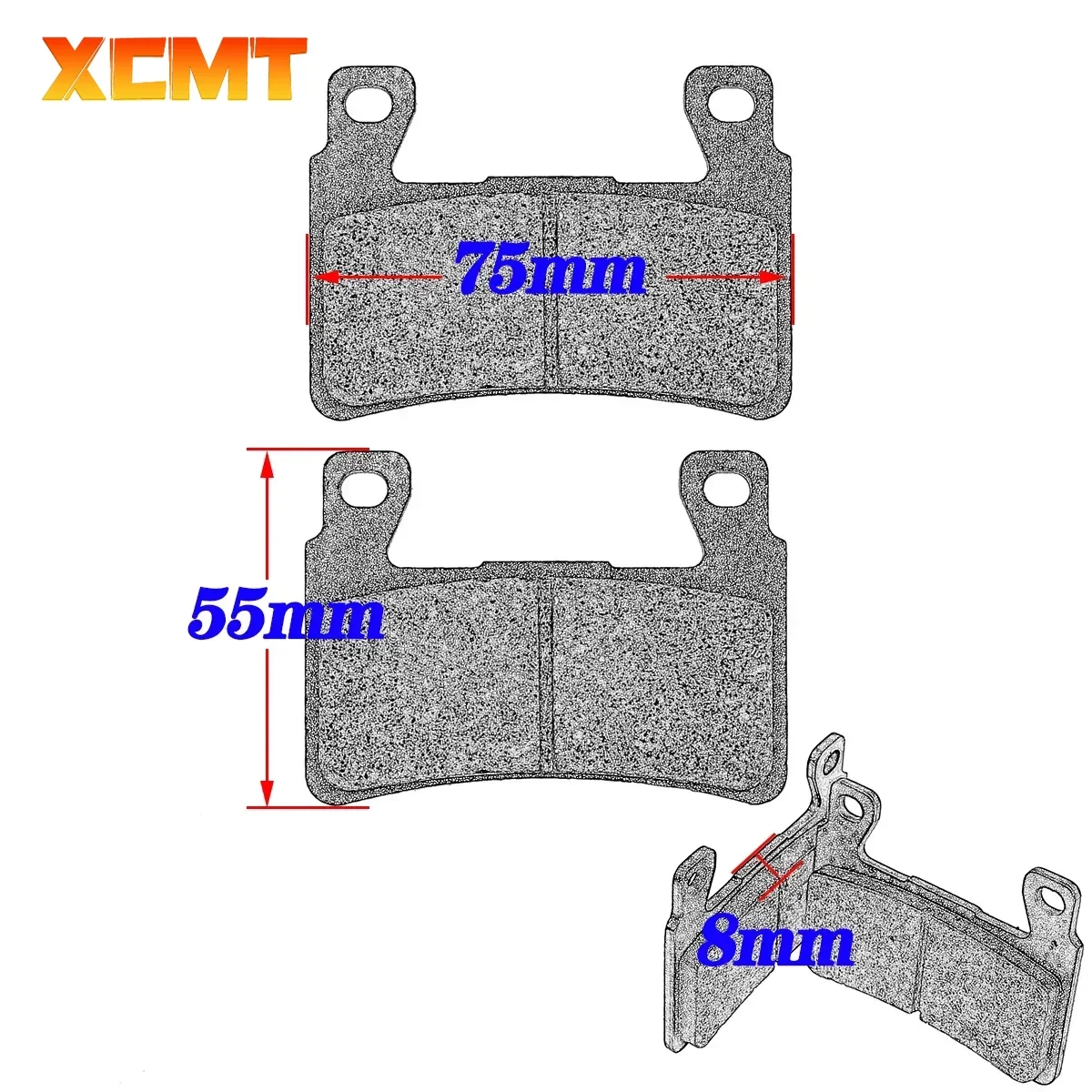 XCMT Motorcycle Front And Rear Brake Pads For Honda CBR 600 F4 F4i CBR929 CBR954 FIREBLADE CBR900 RR VTR 1000 SP-1 (SP45) CB1300