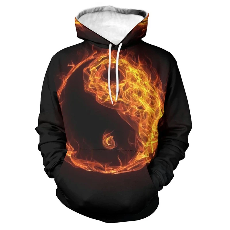 Yin Yang Eight Trigrams 3D Printed Streetwear Hoodies Men Women Children Casual Harajuku Swearshirts Tops Kids Fashion Clothing