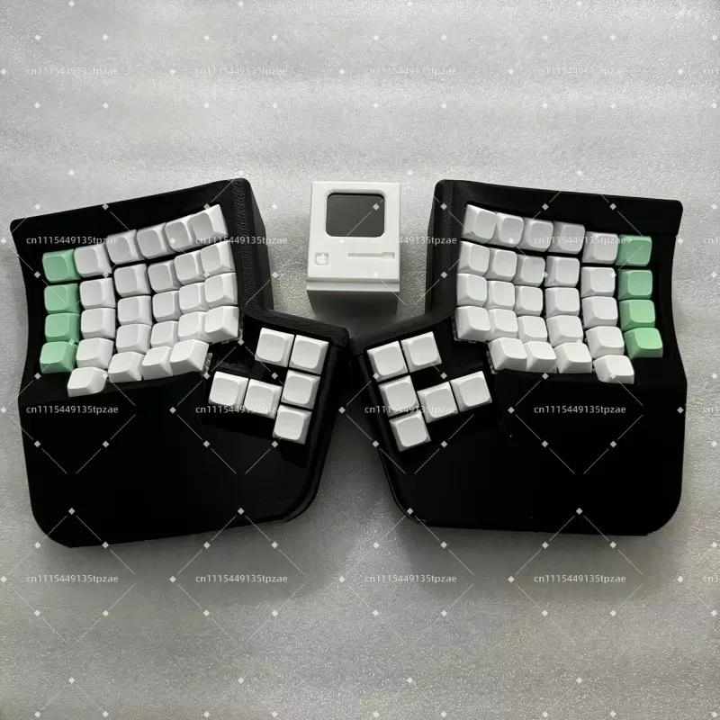 Split Keyboard Kit Custom QMK Setting 2.4G Wireless Hot-swap Vial 10-layer Layout FDM 3D Printed Shell Desktop Accessories