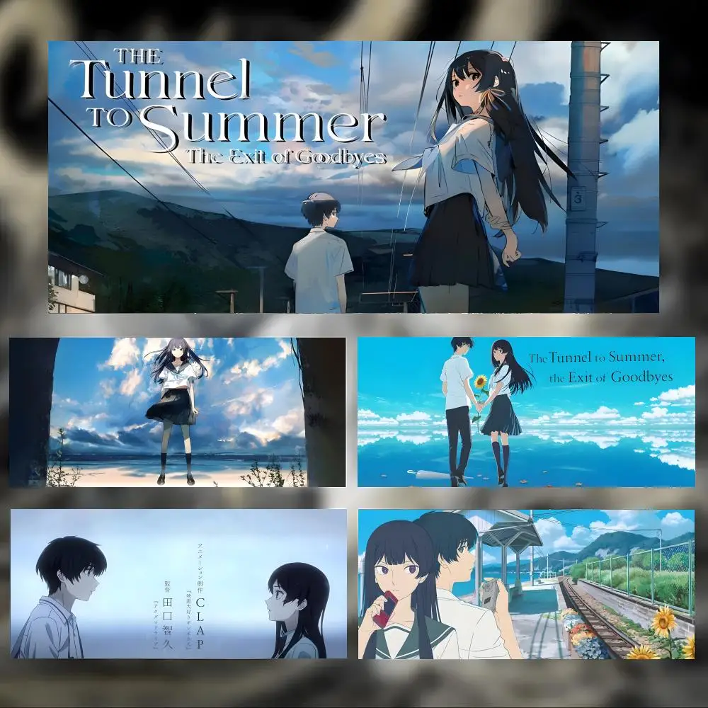 anime movie T-The Tunnel to Summer, the Exit of Goodbyes Mouse Pad Large Thick Desk Pad Stitched Edges Gaming Mouse Mat for PC