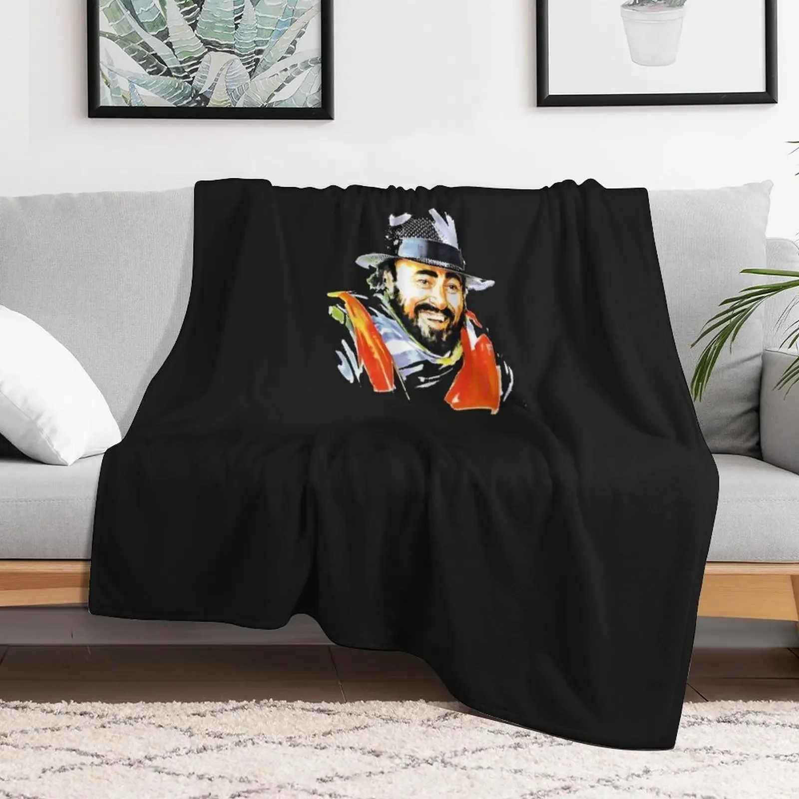 Pavarotti Essential T-Shirt Throw Blanket Multi-Purpose For Sofa Thin For Baby Blankets For Bed Blankets