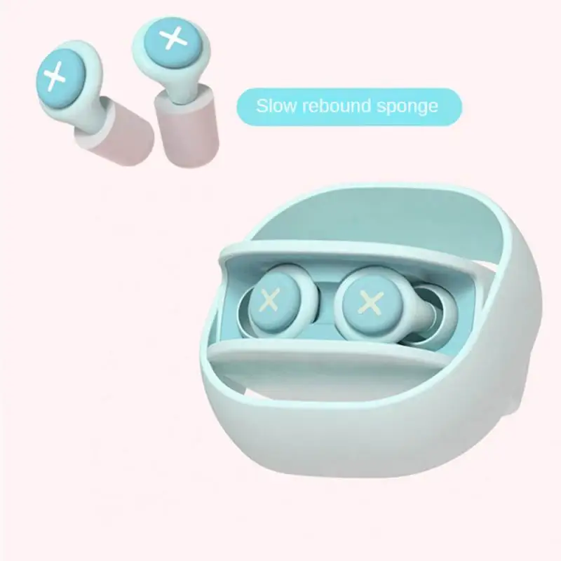 Silicone Earplug Sleep Noise Ear Plug Canceling Noise Reduction Soundproof Anti Soft Slow Rebound Protection Ears Foam