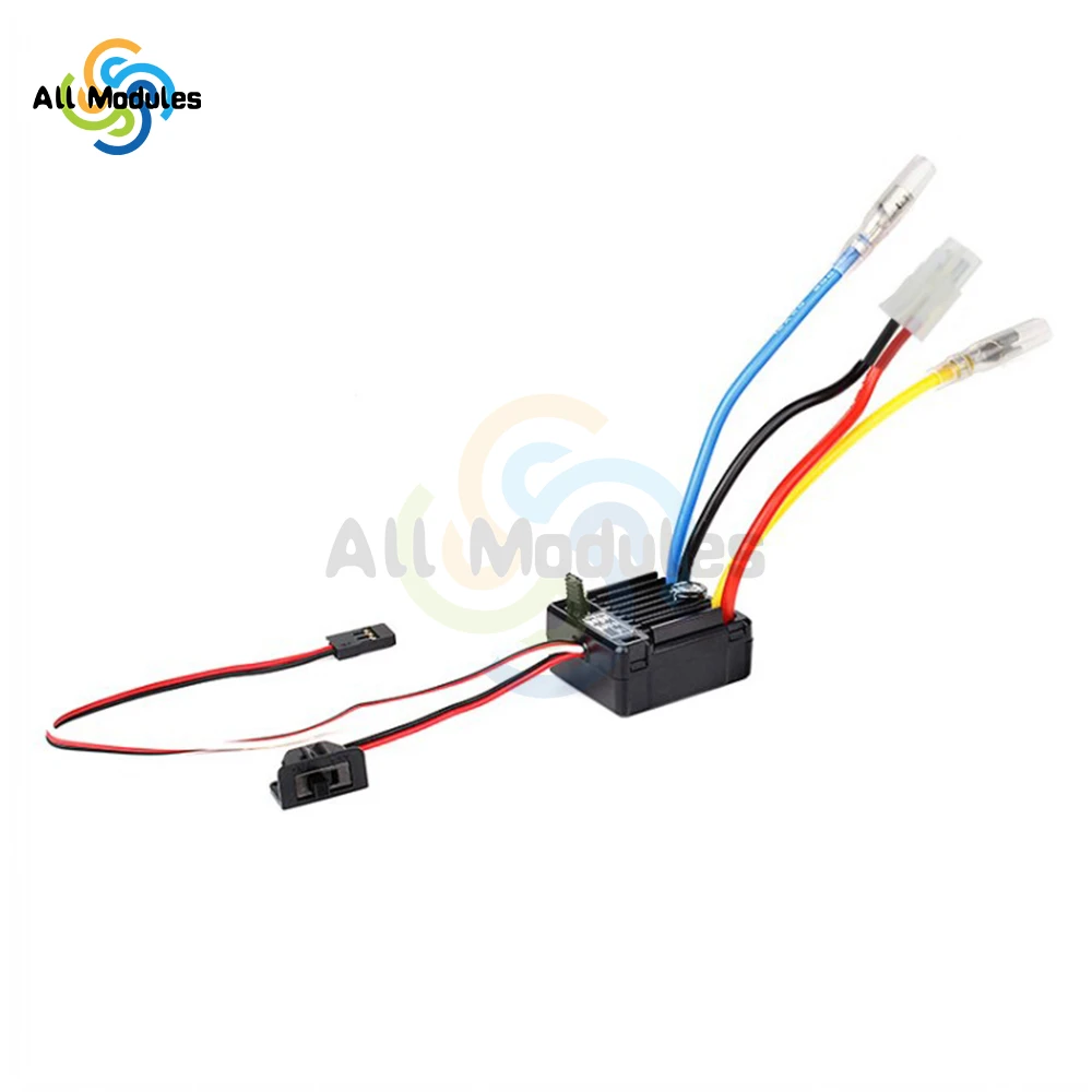 QuicRun WP-1060-RTR 60A Brushed Electronic Speed Controller ESC For 1:10 RC HSP Car Waterproof RC Car Axial scx10