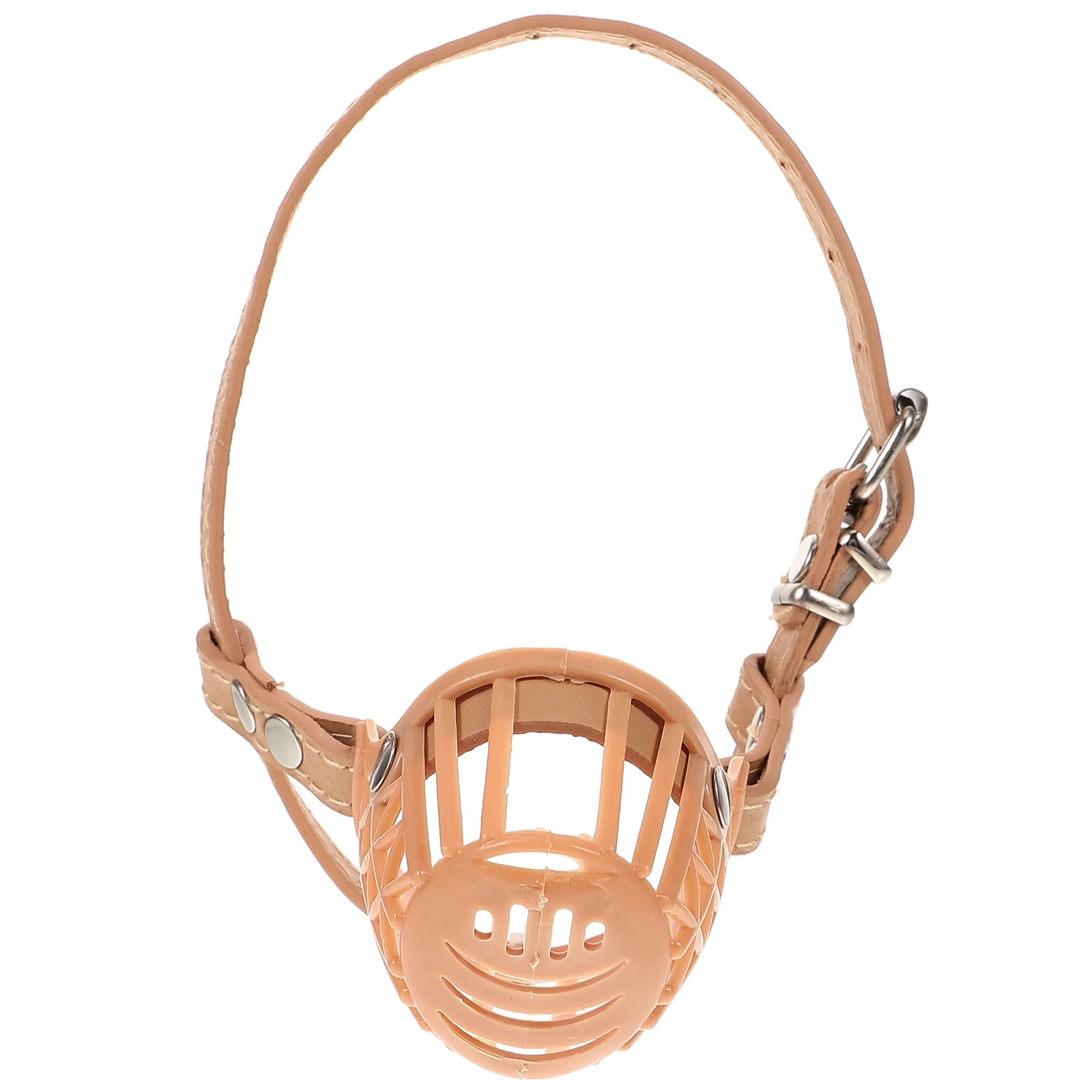 

Adjustable Dog Muzzle Plastic Anti-Biting Barking Control Training Basket Comfortable Protection Xs Size Pet Dog Muzzle Leash