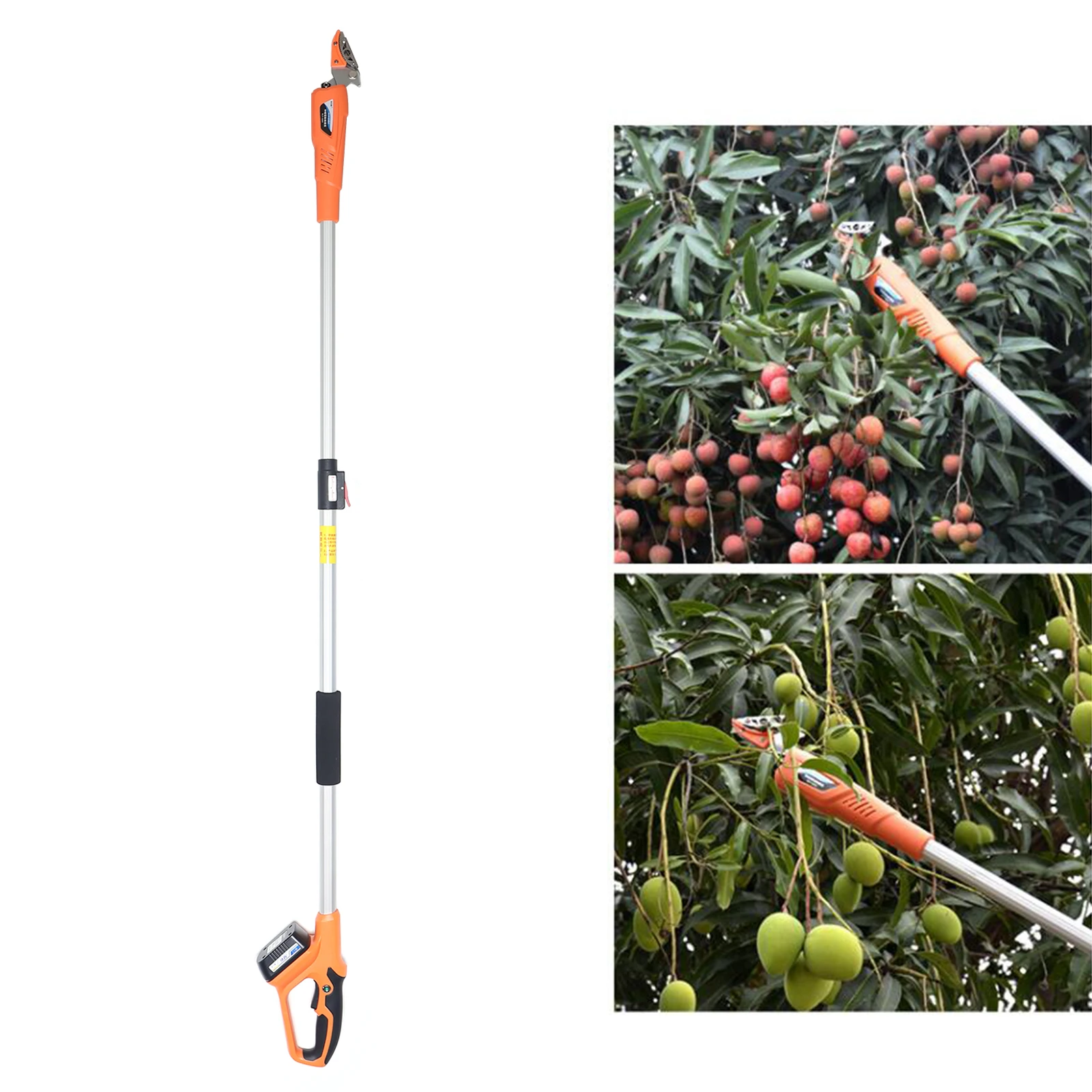 Telescopic Pruning Lopper Extendable Tree Tall Branch Pruning Saw Cutter 1.4-2m