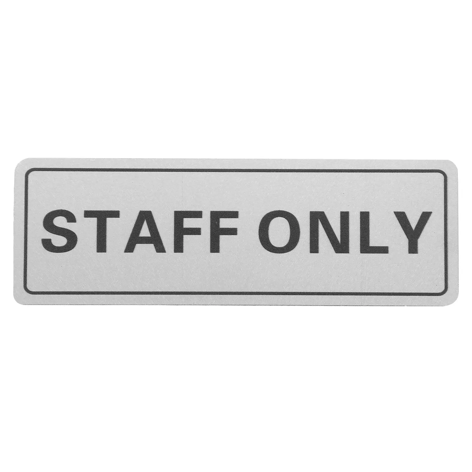 2Pcs Rectangle Aluminum Staff Only Sign Wall Door Marker Office Status Plaque Employee Exclusive Decor Staff Only Wall Sign