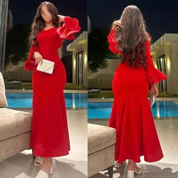 Jiayigong Sparkle  Prom Satin Draped Ruffles Valentine's Day Mermaid V-neck Bespoke Occasion Gown Midi Dresses