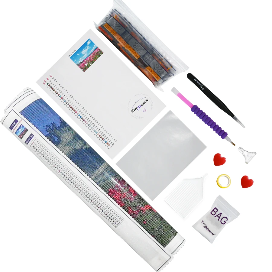 من أي وقت مضى لحظة المشهد الماس اللوحة عيد الميلاد صورة الديكور التطريز فسيفساء جدار الفن هدية 3F2546