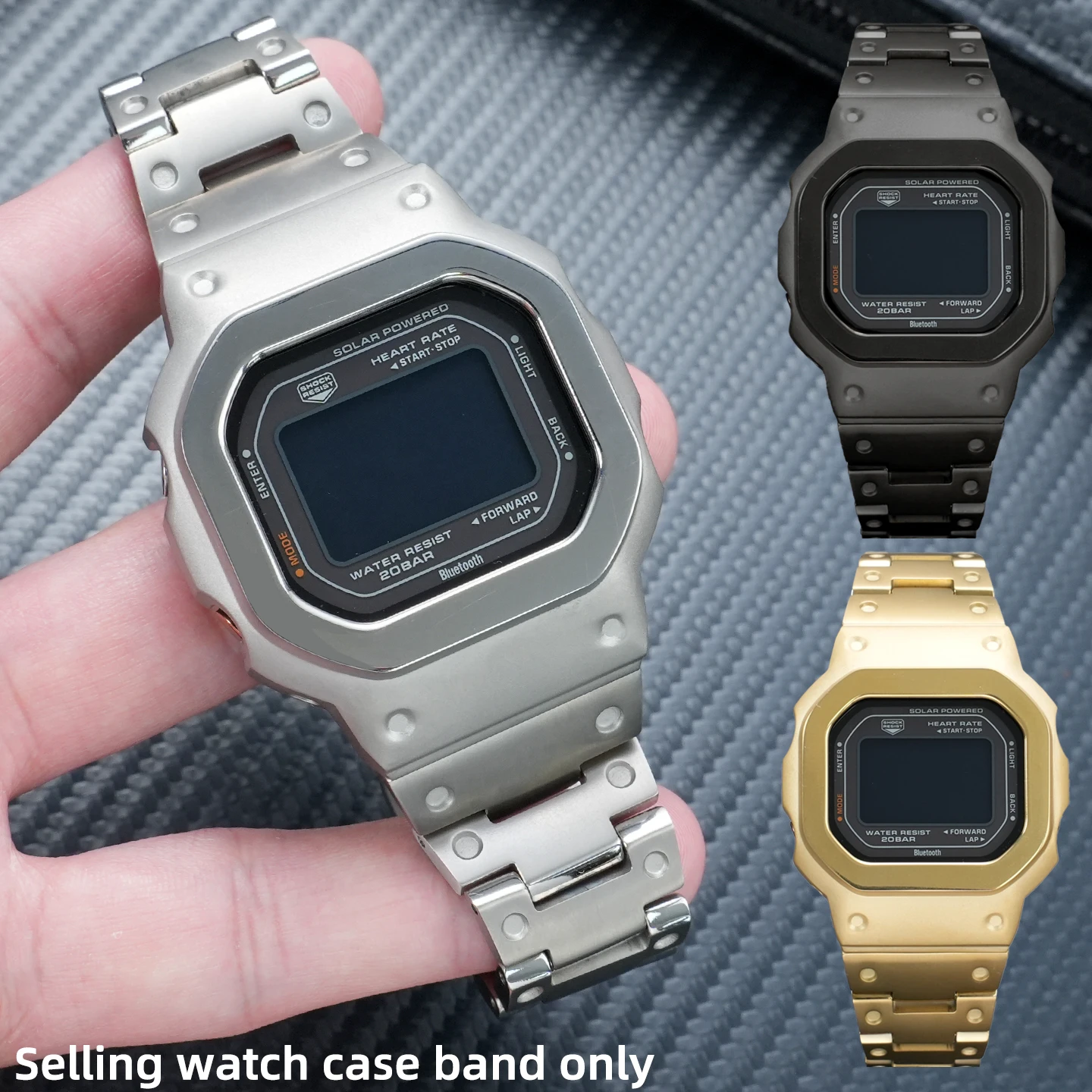 

Легкий ремешок и корпус из титанового сплава H5600 для Casio G-SHOCK DW-H5600, премиальные металлические детали для модификации часов из титана