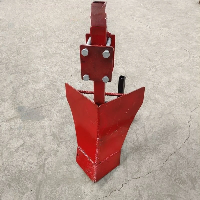 Four wheeled tractor with rear ditch support, ridge plowing, rotary tiller
