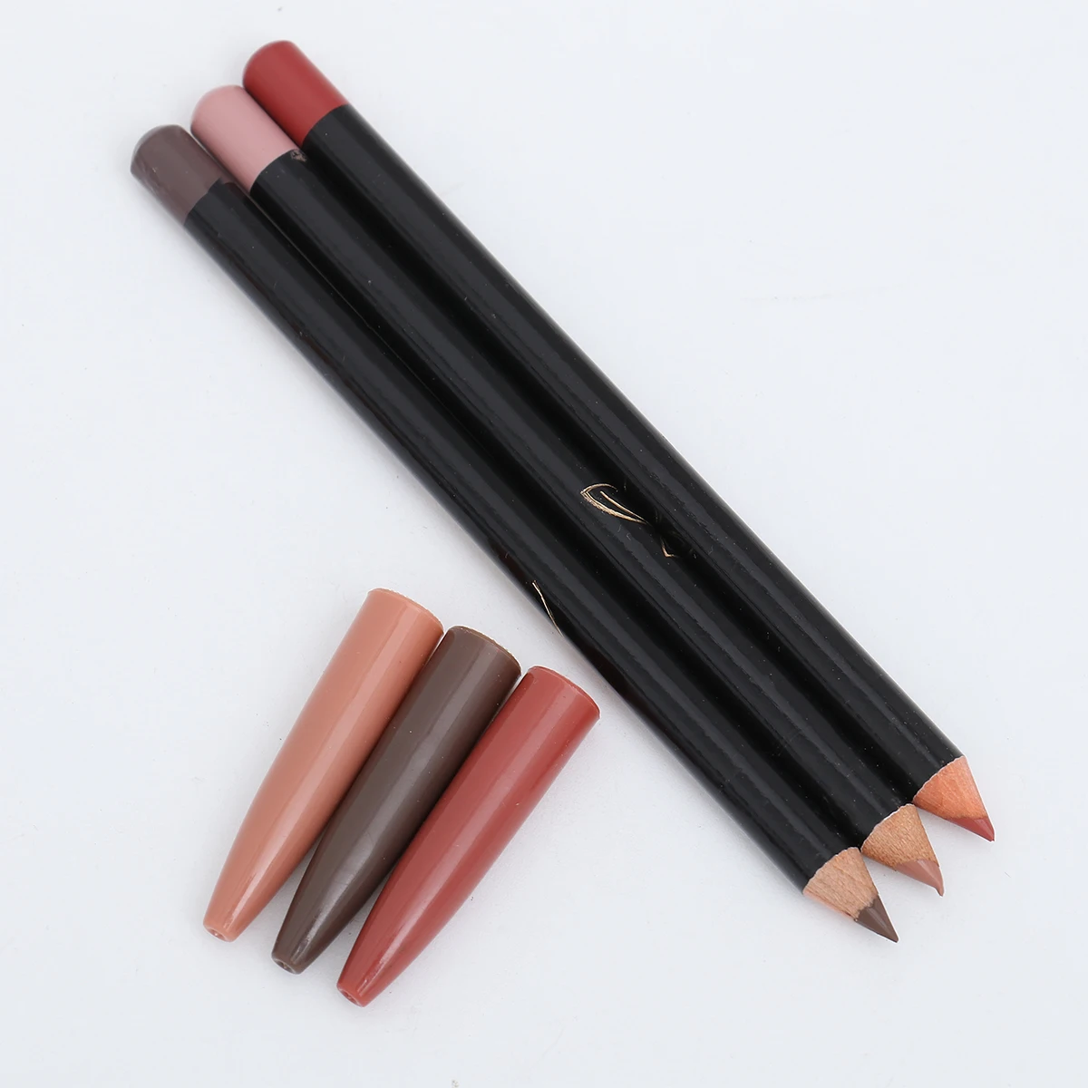 

3Pcs Matte Waterproof Lip Liner Pencil with Sleek Texture Long Wear Lip Definer Pencil for Seamless Blending and Bold Color