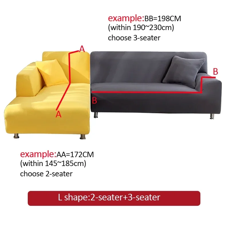 Elastic Plain Solid Stretch  Sofa Cover Tight Wrap All-inclusive Sofa Cover for Living Room Funda Sofa Couch Cover ArmChair Cove