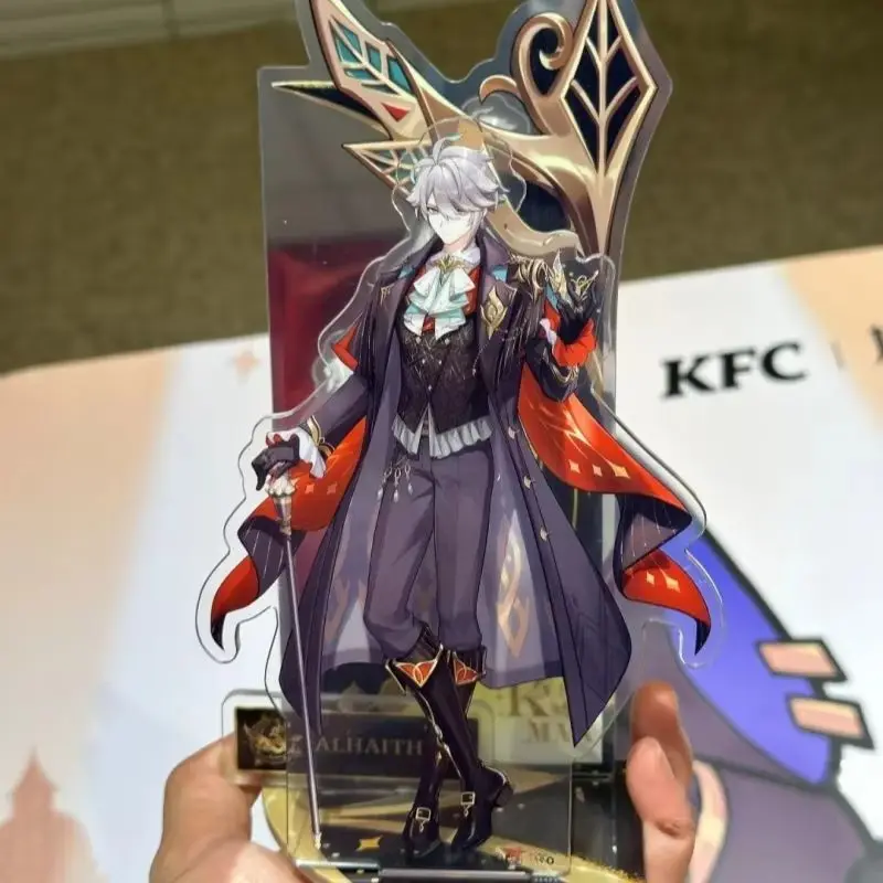 Anime Genshin Impact X Kfc Cosplay Alhaitham Kaveh Acrylic Standing Plates Badges Sent On June 30th Birthday Graduation Gift Toy