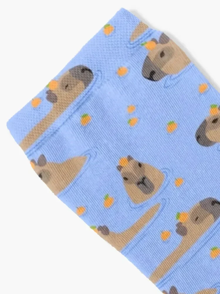 Bathing Capybaras Socks happy Men's cool fashionable Socks Ladies Men's