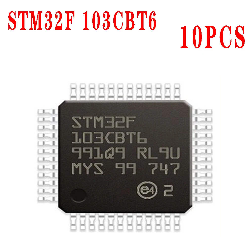 10 PCS STM32F030C8T6 STM32F103C8T6 IC MCU LQFP-48 STM32F030C8T6 STM32F103C8T6