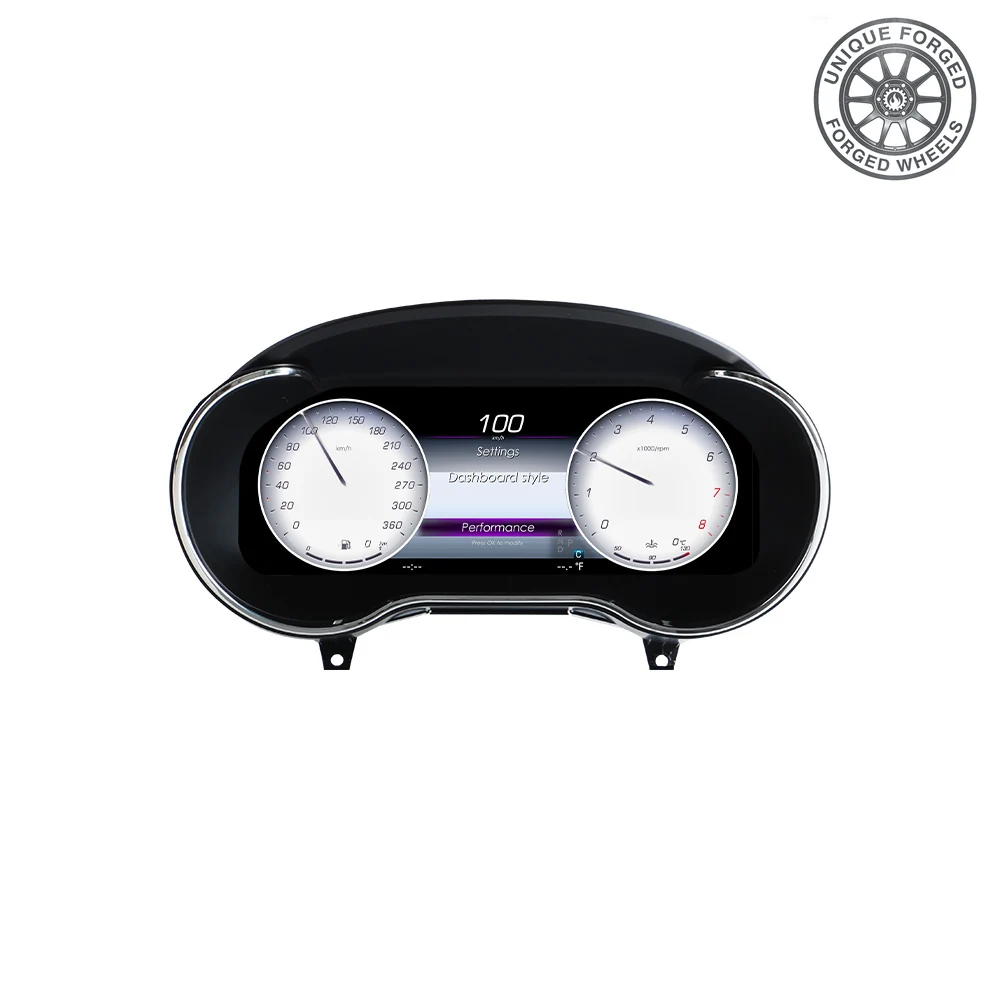 

Foforfor 12.3'' LCD Dashboard for Mercedes- GLC/C-Class 2016-2020 LCD Odometer Auto Parts Virtual Digital Cluster Cockpit