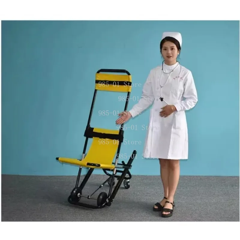 Manual Crawler Climbing Stretcher Chair, Lightweight Household Stair Climbing Wheel Stretcher