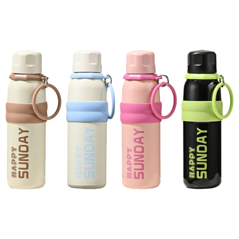 KX4B ขวดน้ำสแตนเลสหุ้มฉนวนสุญญากาศสำหรับเครื่องดื่ม Drinkware ถ้วยฟาง