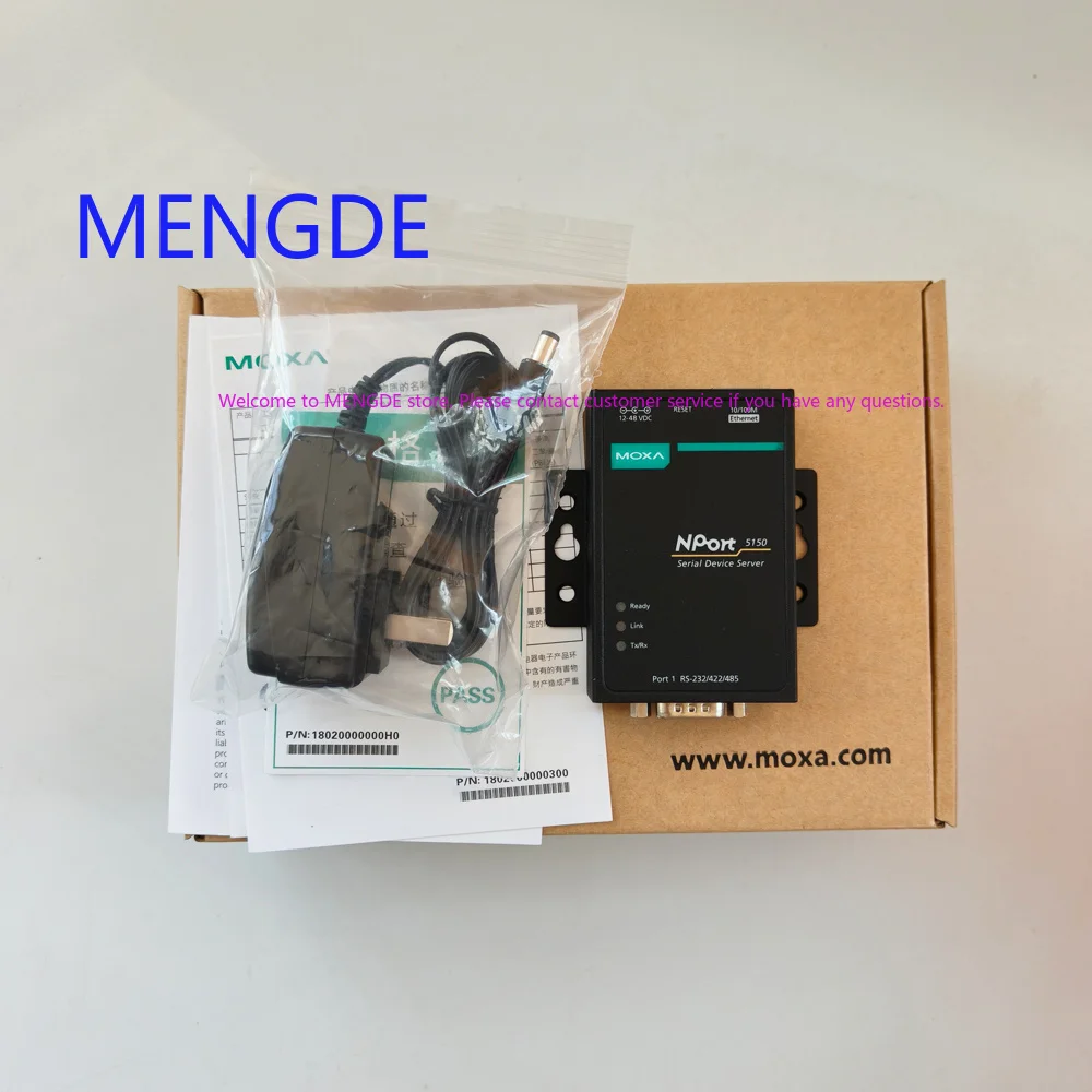 New Original MOXA NPort 5150 Serial Server Module NPORT5150 RS232/422/485 Port