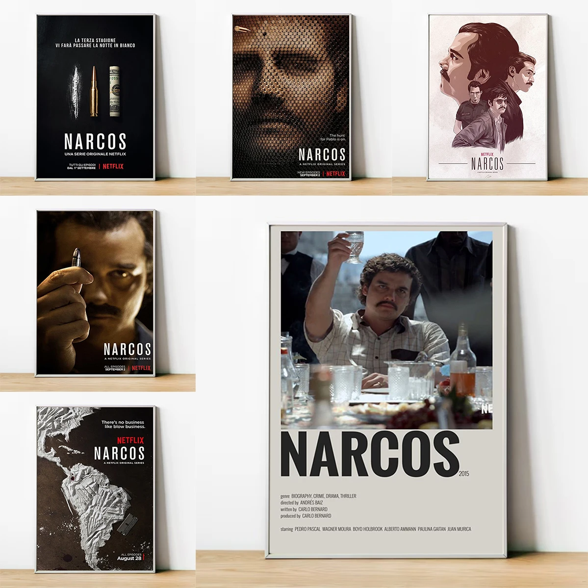 

Posters for Wall Decor Lord Pablo Escobar Narcos Mugshot Poster Home Decorations Tableau Decoration Mural Painting Room Art the