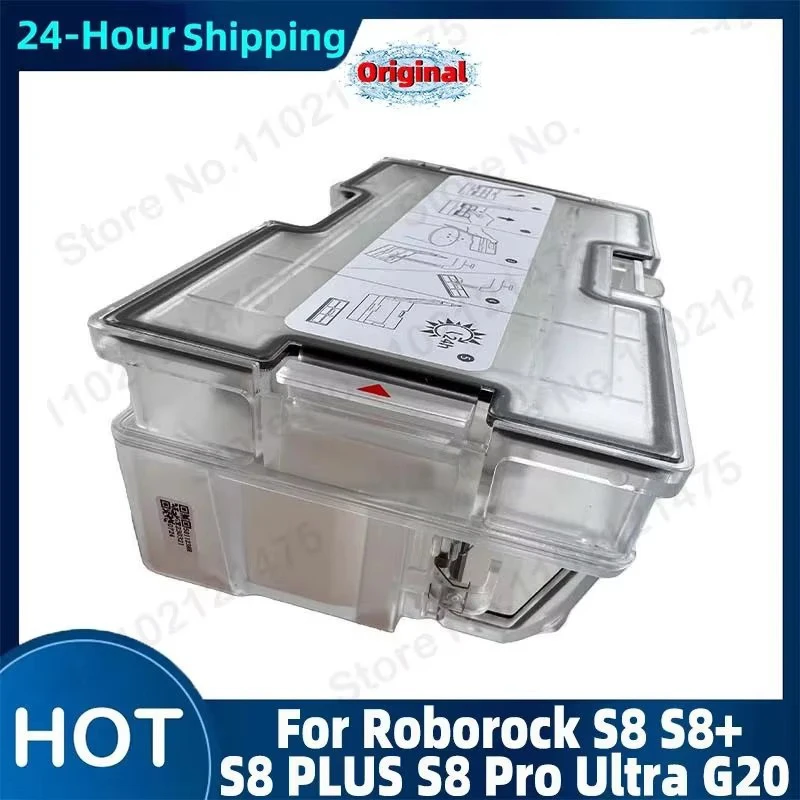 Original Staubbehälter mit Filterzubehör Roborock S8 S8 PLUS S8+ S8 Pro Ultra G20 Staubsammlerbox Roboter-Staubsauger-Teile