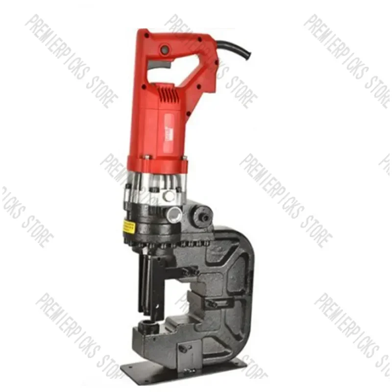 16T End Electro-Hydraulic Punching Machine Angle Steel Channel  Small Portable Stainless  Hole Cutting Punch Mold