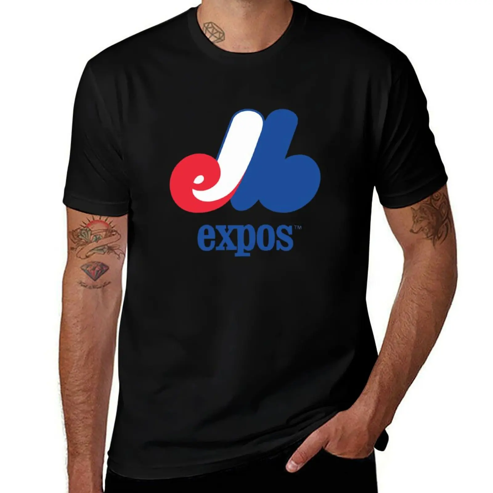 Best Selling Montreal Expos Logo Merchandise T-Shirt hippie clothes designer shirts tees plain white t shirts men