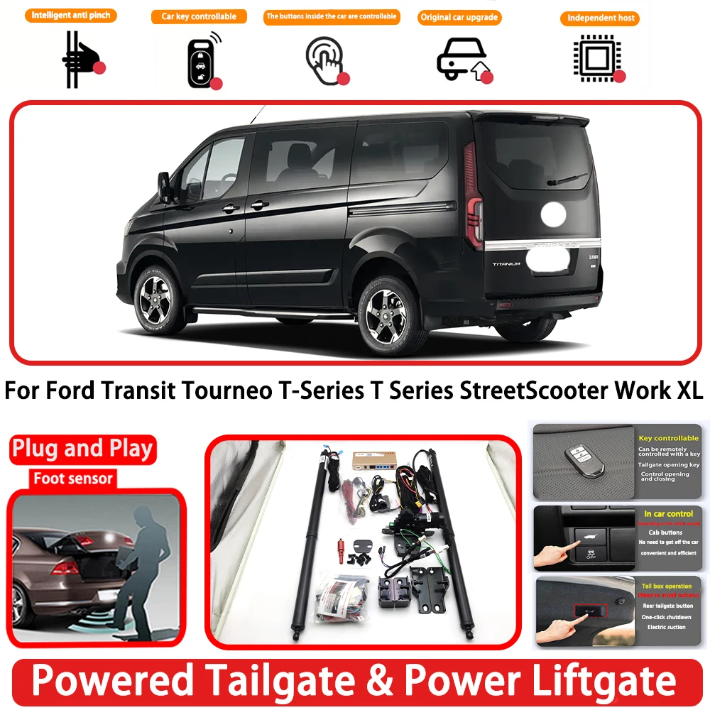 for Ford Transit Tourneo T-Series T Series StreetScooter Work XL Auto Powered Tailgate Power Liftgate Rear Trunk Opener System