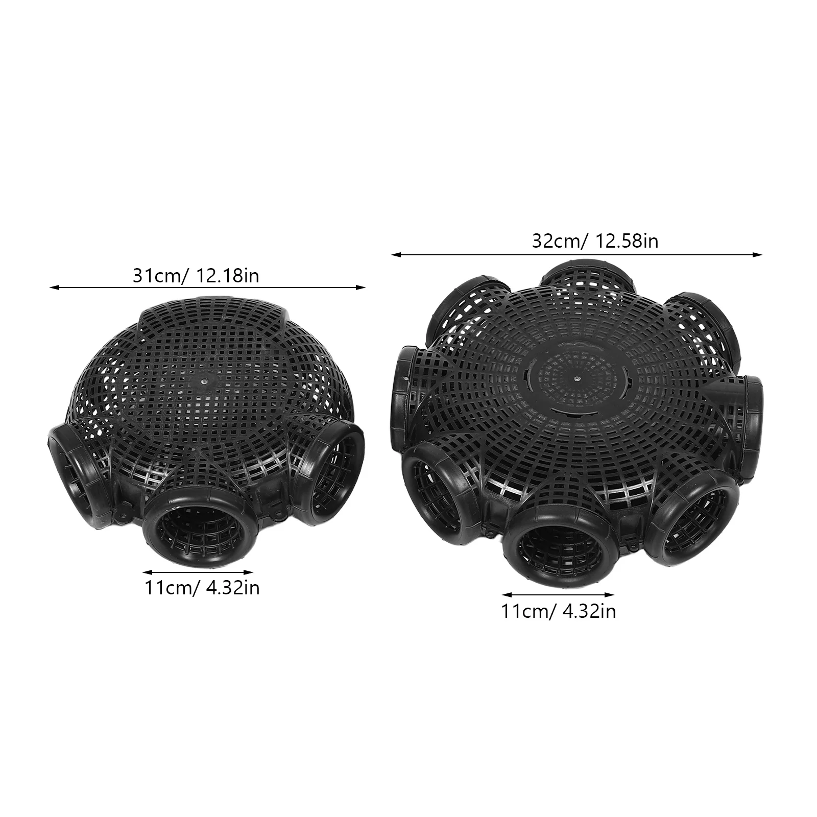 1 مجموعة متعددة الوظائف الصيد فخ دائم المحمولة قابلة لإعادة الاستخدام ثعبان البحر فخ قفص ل الروبيان جراد البحر السرطانات الصيد في الهواء الطلق #2