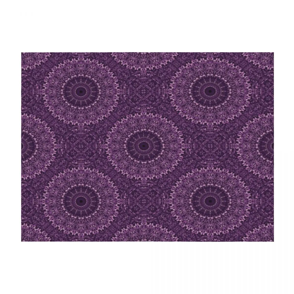 

Purple Flower Mandala Throw Blanket Soft Big decorative Moving Heavy Blankets