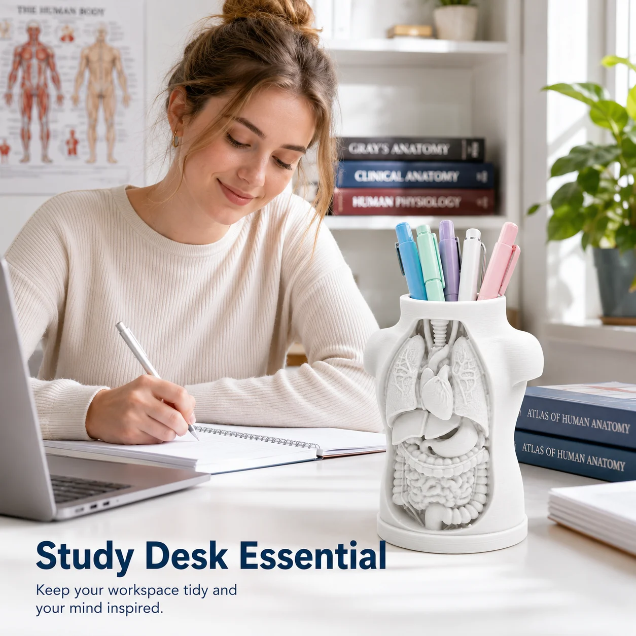 2-Piece Set of Human Anatomy-S - Medical Lab Study 评论和价格