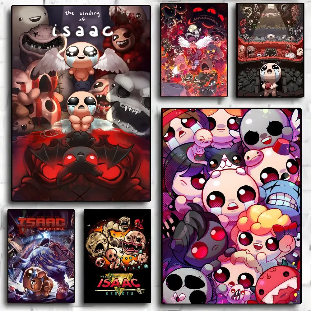 The Binding Of Isaac Poster Wall Art Wall Stickers Home Living Room Bedroom Bar Office Decor Prints Personalized Gift