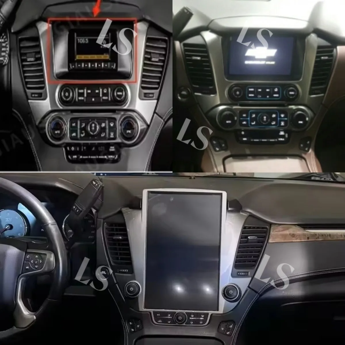 

Android 13 14.5″ Car Radio GPS Navigation For GMC Chevrolet Tahoe Suburban 2015-2018 Car Multimedia Carplay Stereo Player