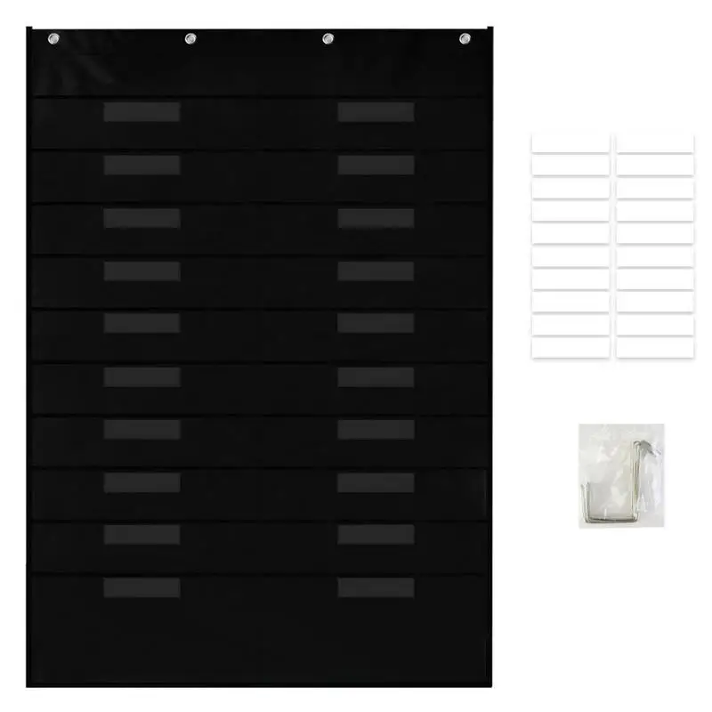 

Document Hanging Storage Bag 20 Pockets Wall File Storage Large Capacity Paper Holder Assignments Organizer For Home Office