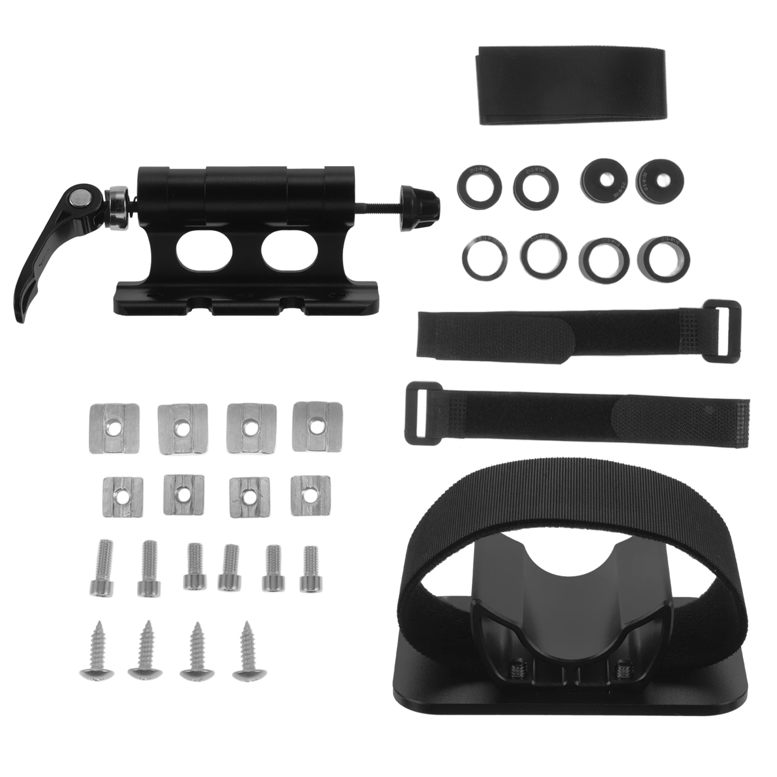 

Quick Release Bicycle Fork Mounts Bracket Set Reliable Aluminum Car Racks Bike Front Rear Fixed Axle Mounts Lightweight Design