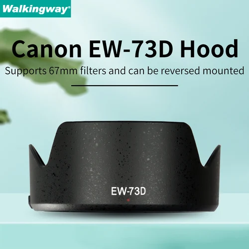 Cubierta de lente de flor reversible EW-73D, protector de lente de cámara EW73D 67mm ew 73D para Canon EF-S 18-135mm USM