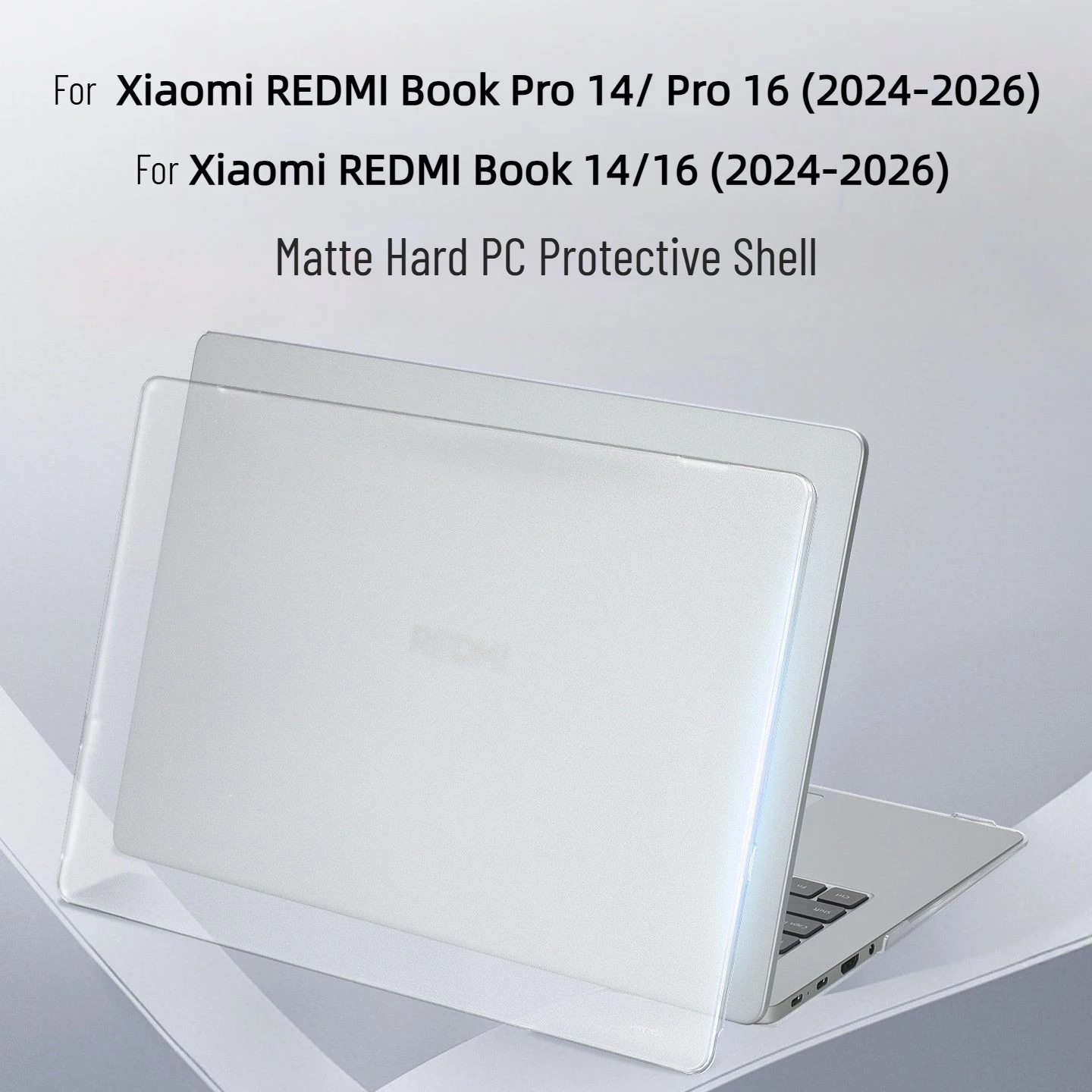 Matte Hard PC Shell for Xiaomi Redmi Book 14/16 & Redmi Book Pro 14/16 2024&2025&2026 Laptop Slim Anti-Scratch Protective Cover