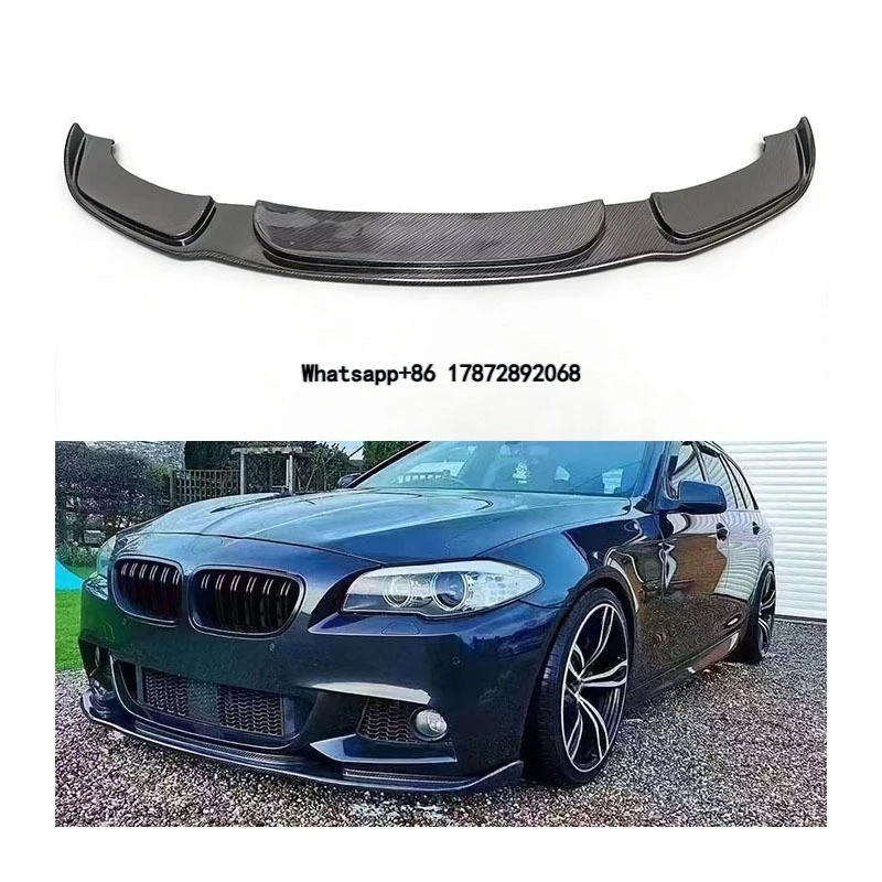 

For 2010-2016 5 Series F10 M5, Harman Style Carbon Fiber Front Lip, Front Bumper, and Front Shovel Kit