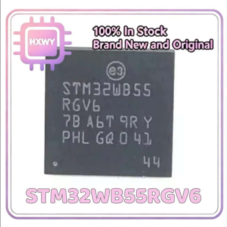 (1/10 Pieces) STM32WB55RGV6 32WB55RGV6 VFQFPN68 Bluetooth Wireless 32-bit Single Chip Microcomputer Factory Wholesale Cheap IC