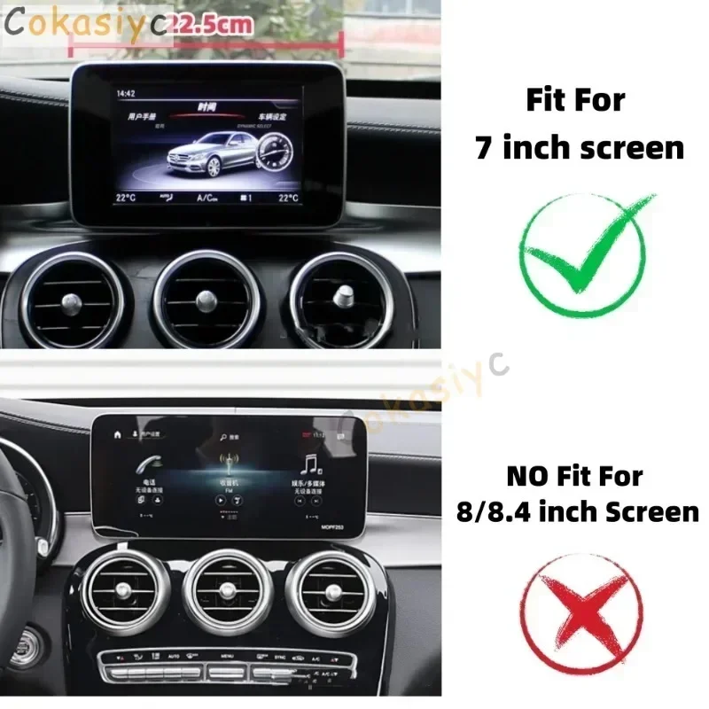 Für Mercedes Benz C Klasse 2015-2018 GLC 2016-2019 C253 7-zoll Auto Telefon Halter Feste navigation Halterung Basis Auto Zubehör – Detail 2