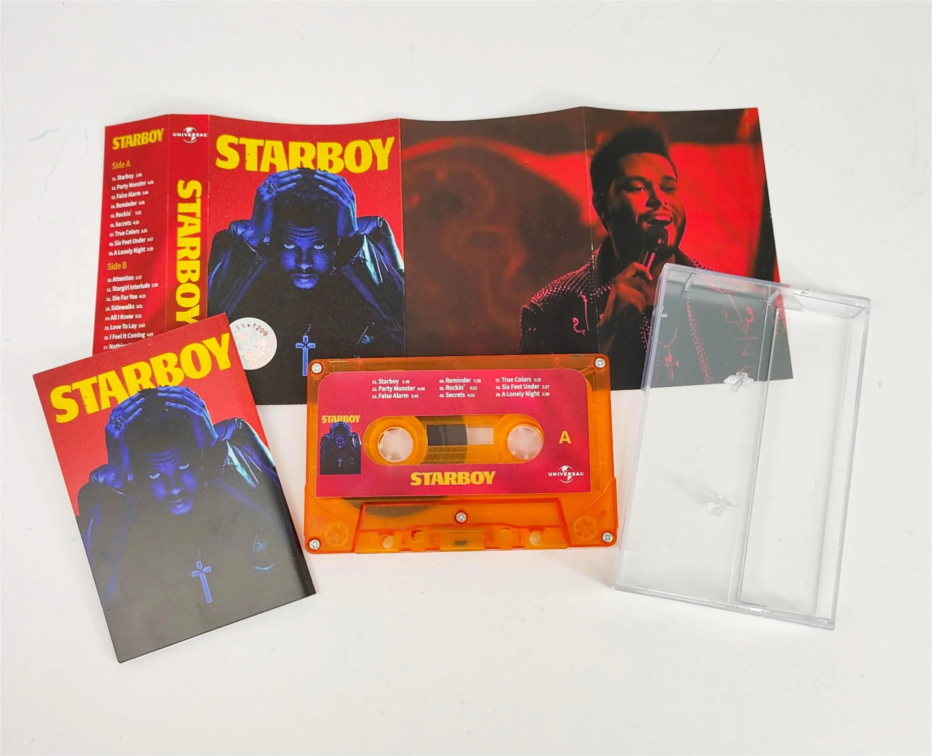 Retro The Weeknd Music Magnetic Tape Starboy Album Cassettes Cosplay Walkman Car Recorder Soundtracks Box Collection Gifts