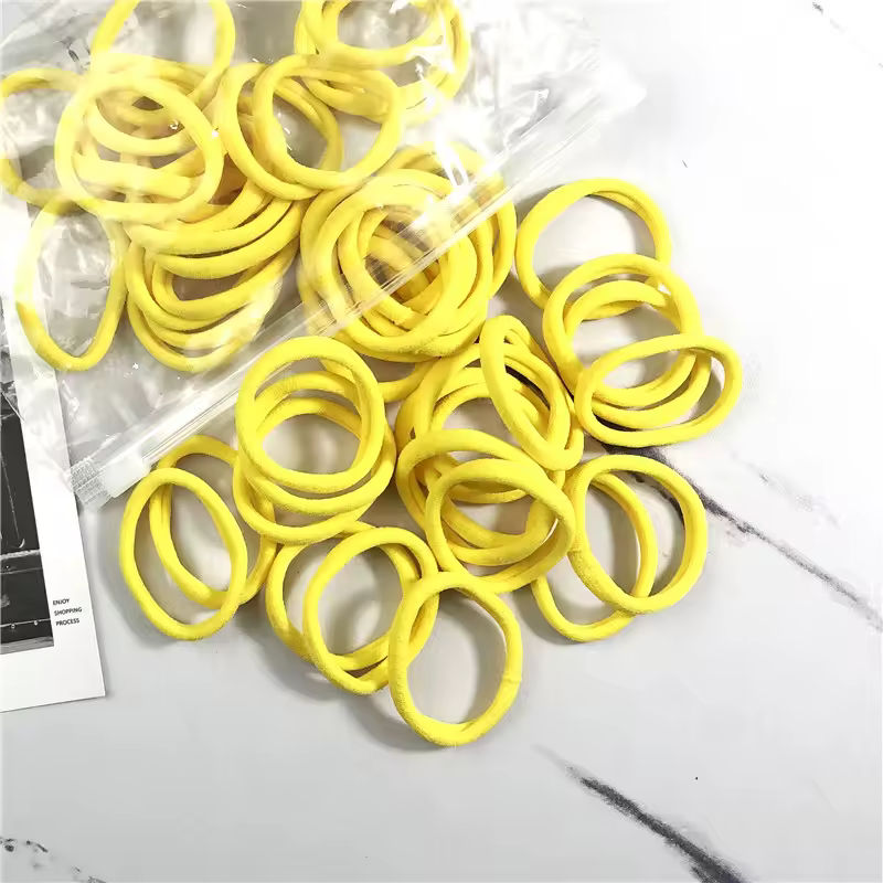 20/50PCS/Set Hair Bands for Women Girl Basic Hair Rubber Ties Ropes 4cm Simple Elastic Headband Hair Accessories Ponytail Holder - Image 23