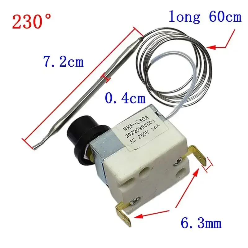 Electric Fryer Oven Temperature Control Electric Pancake 110° 130° 230° 240° 250° 280° Temperature Limit Protector Thermostat pa